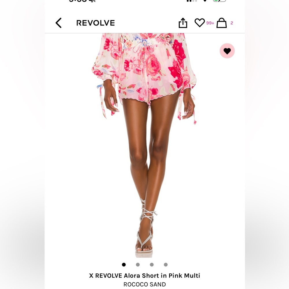 Rococo Sand Floral Shorts